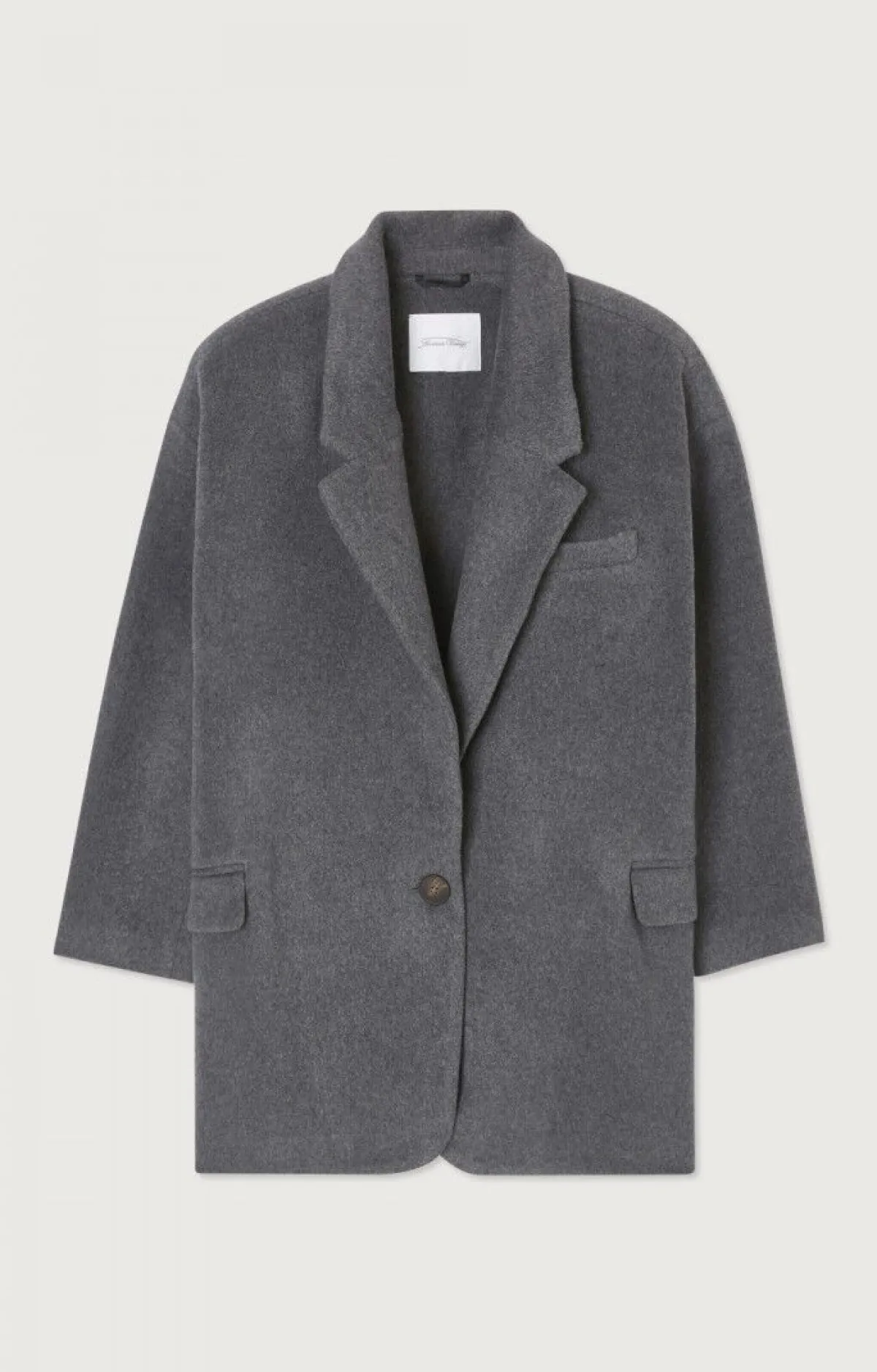American Vintage Women'S Blazer Bydrock Charcoal Melange Shop