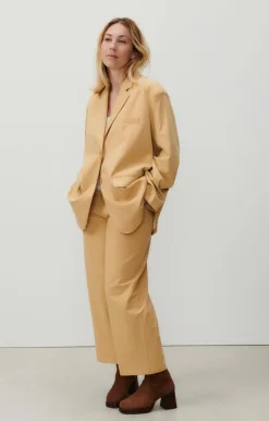 American Vintage Women'S Blazer Kabird Chickpea Flash Sale