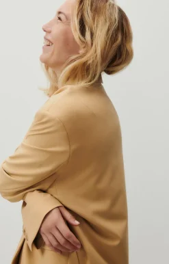 American Vintage Women'S Blazer Kabird Chickpea Flash Sale