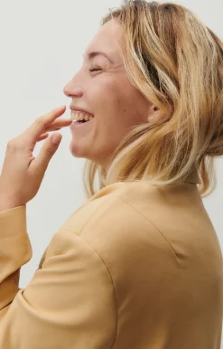 American Vintage Women'S Blazer Kabird Chickpea Flash Sale