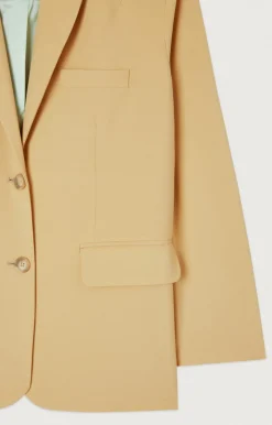 American Vintage Women'S Blazer Kabird Chickpea Flash Sale