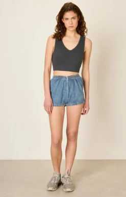 American Vintage Women'S Bra Piwik Charcoal Melange Outlet