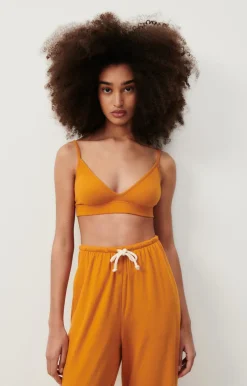 American Vintage Women'S Bra Ypawood Melange Pumpkin Discount