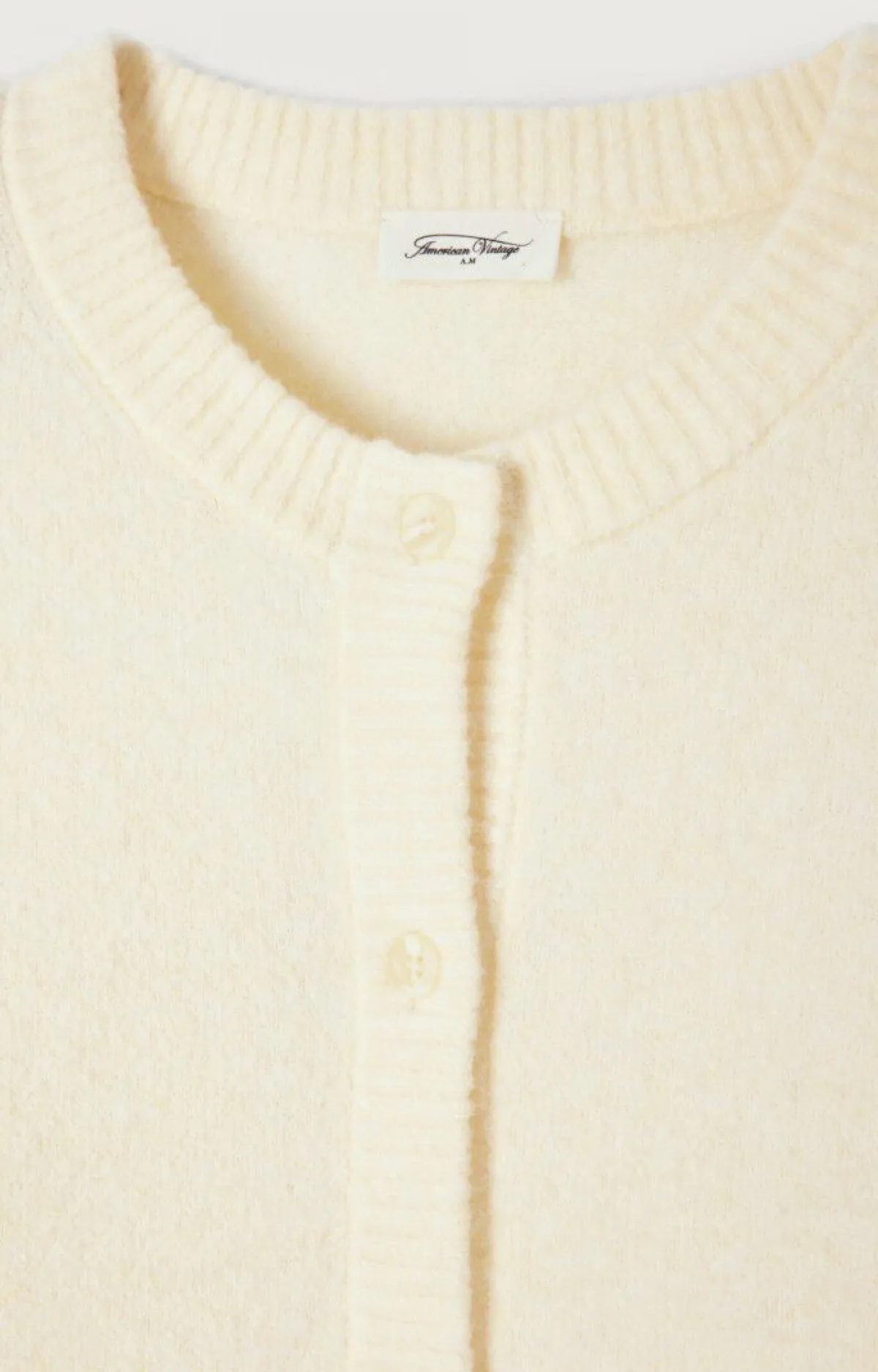 American Vintage Women'S Cardigan Damsville Pannacotta Melange New