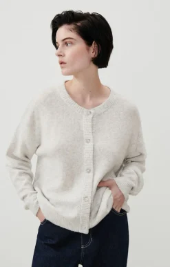 American Vintage Women'S Cardigan Damsville Heather Grey Outlet