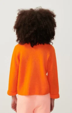 American Vintage Women'S Cardigan East Fluorescent Orange Cheap