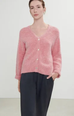 American Vintage Women'S Cardigan East Orchid Melange Shop