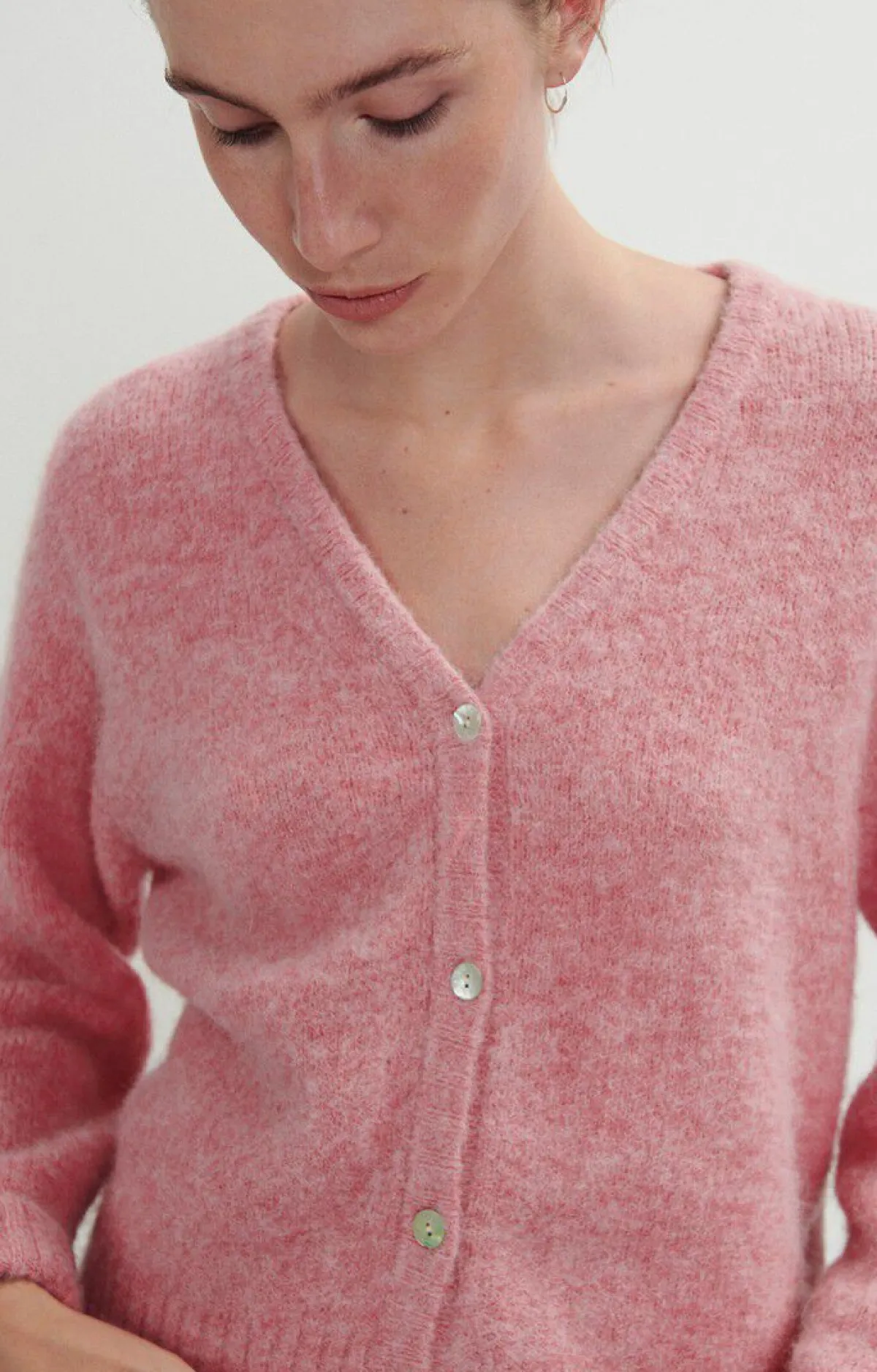 American Vintage Women'S Cardigan East Orchid Melange Shop