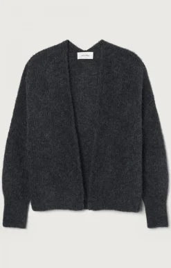 American Vintage Women'S Cardigan East Charcoal Melange Online