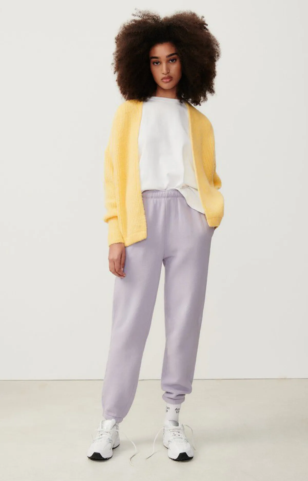 American Vintage Women'S Cardigan East Melange Lemonade Fashion