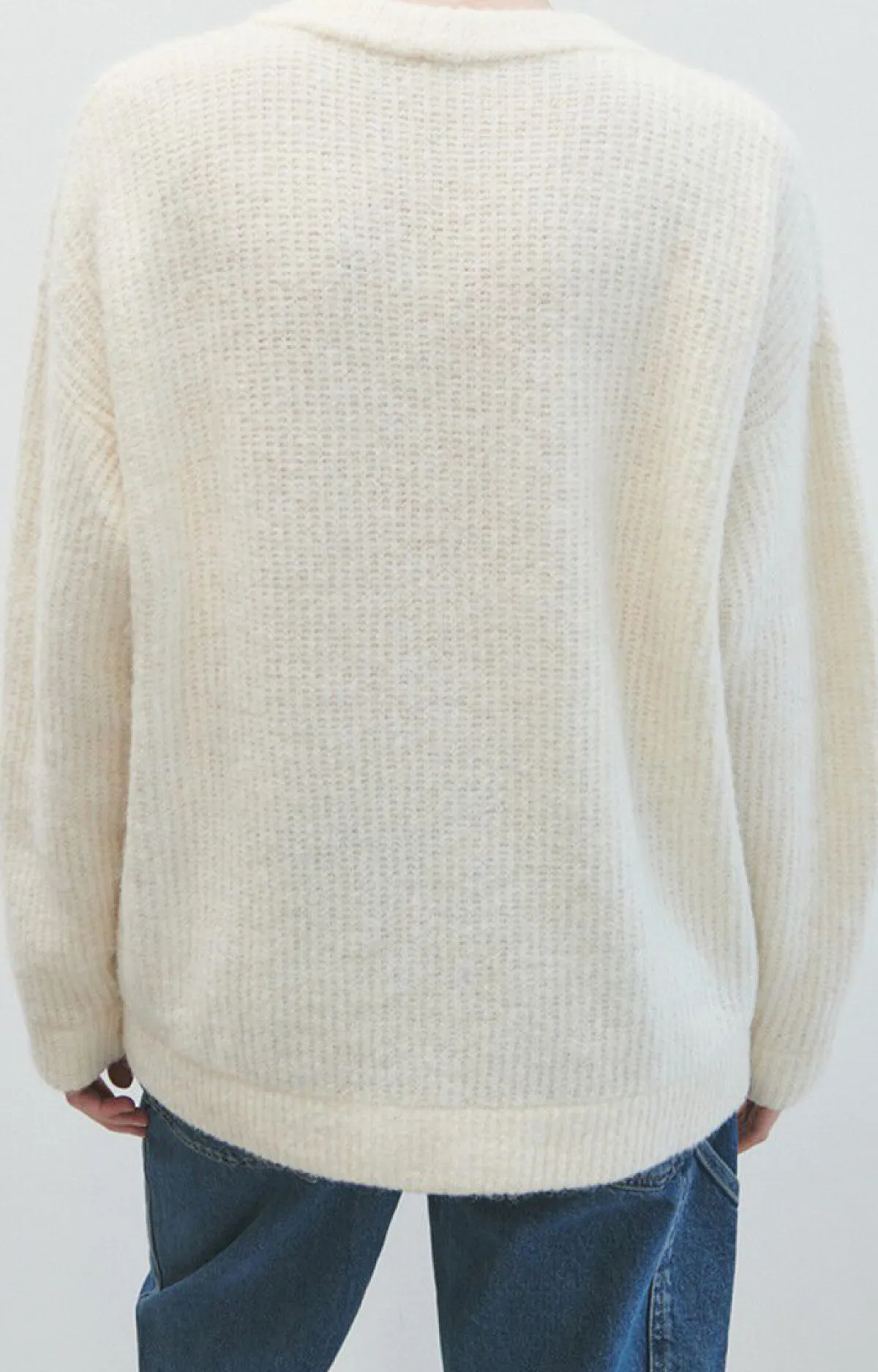 American Vintage Women'S Cardigan East Pearl Melange Best Sale