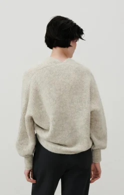 American Vintage Women'S Cardigan East Powder Snow Melange Discount