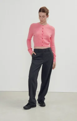 American Vintage Women'S Cardigan Razpark Candy Pink Melange Cheap
