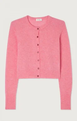 American Vintage Women'S Cardigan Razpark Candy Pink Melange Cheap