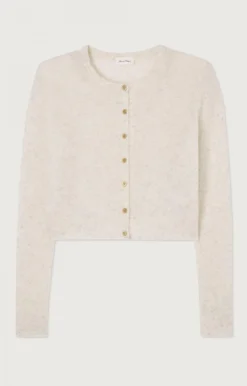 American Vintage Women'S Cardigan Razpark Ecru Multimelange Store