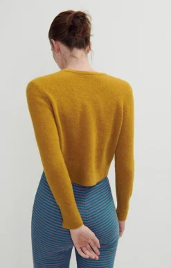 American Vintage Women'S Cardigan Razpark Saffron Melange Online