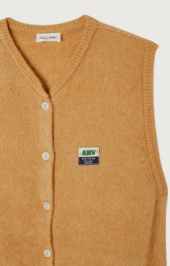 American Vintage Women'S Cardigan Vitow Melange Croissant Fashion