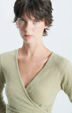 American Vintage Women'S Cardigan Xinow Sandstone Best Sale