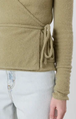 American Vintage Women'S Cardigan Xinow Sandstone Best Sale