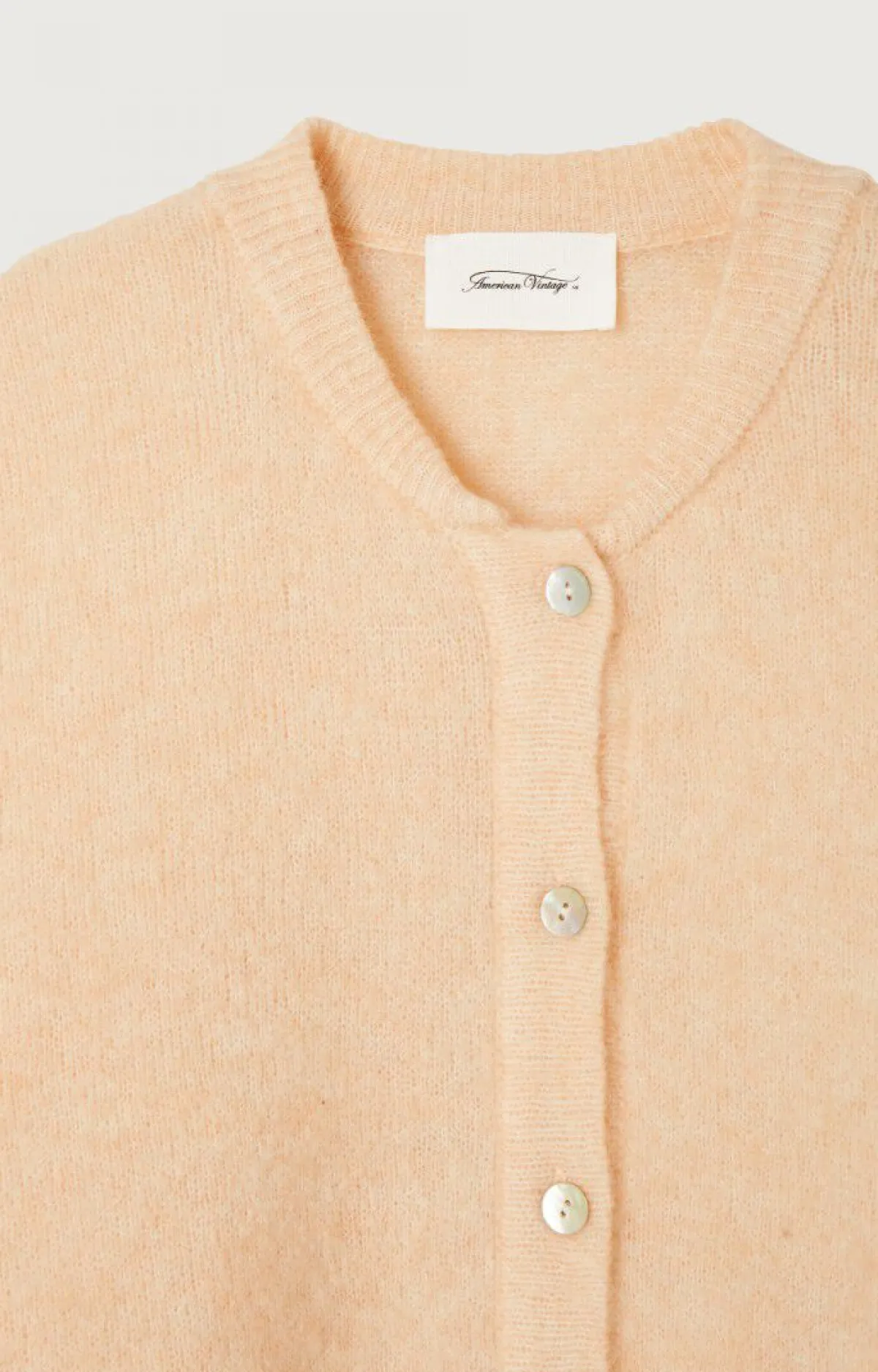 American Vintage Women'S Cardigan Zabidoo Biscuit Melange Sale