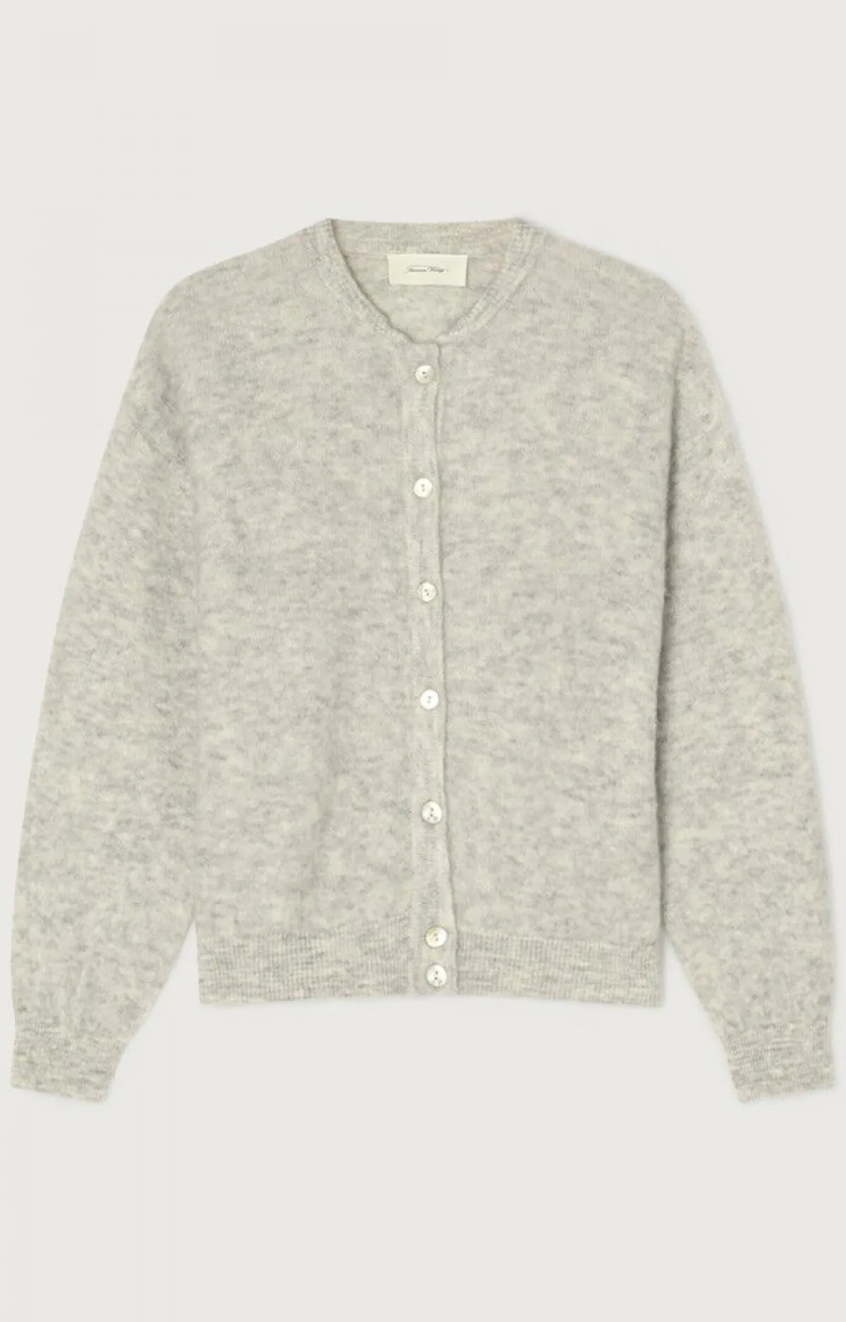 American Vintage Women'S Cardigan Zabidoo Light Grey Melange Online