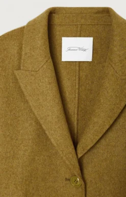 American Vintage Women'S Coat Dadoulove Camel Melange Store