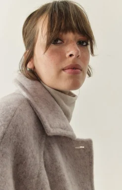 American Vintage Women'S Coat Roly Heather Grey Online