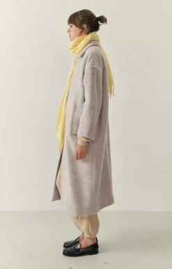 American Vintage Women'S Coat Roly Heather Grey Hot