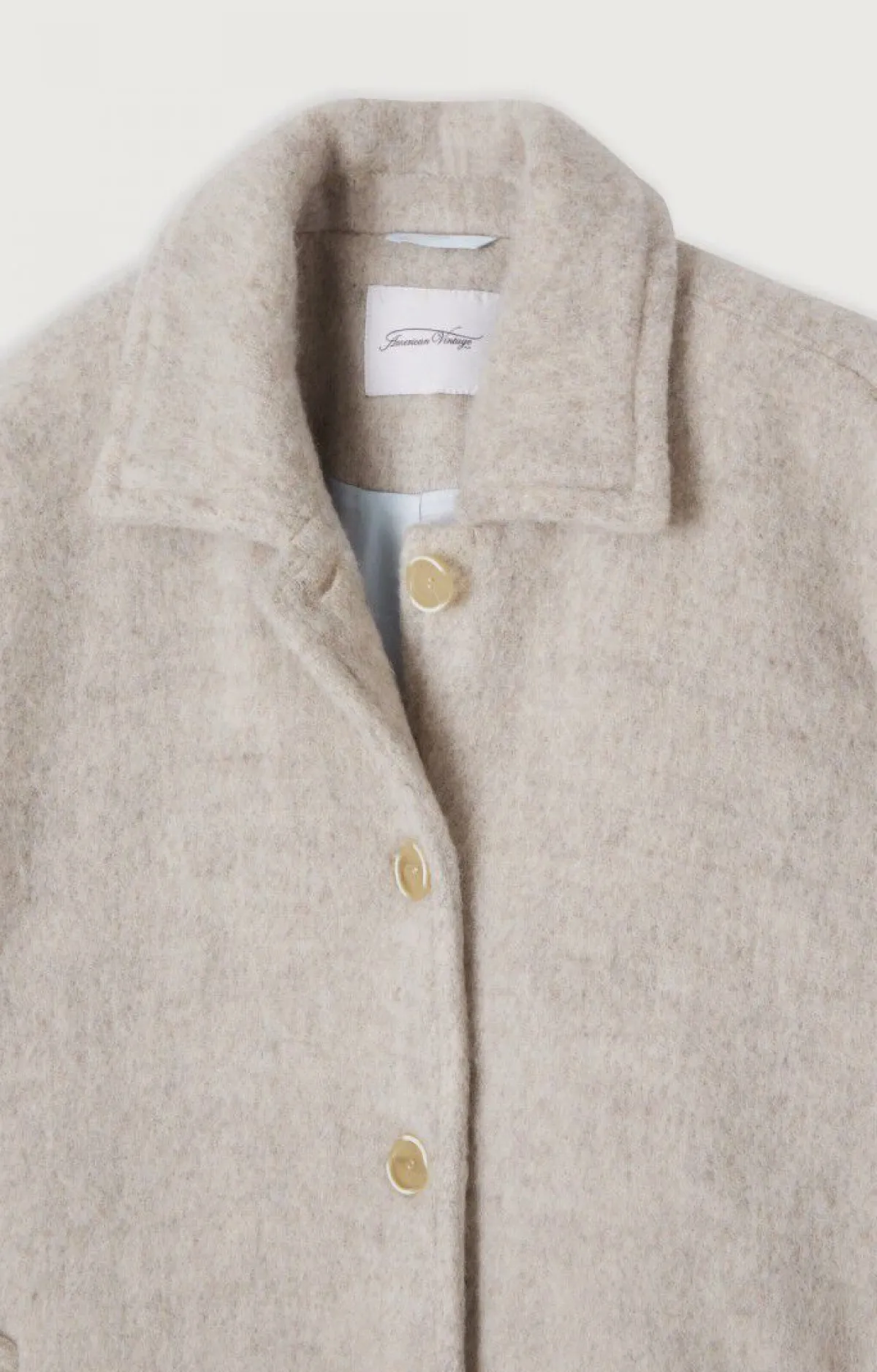 American Vintage Women'S Coat Roly Heather Grey Hot