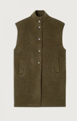 American Vintage Women'S Coat Roly Aspargus Melange Store