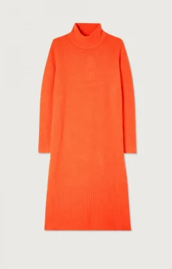 American Vintage Women'S Dress Domy Fluorescent Orange Clearance