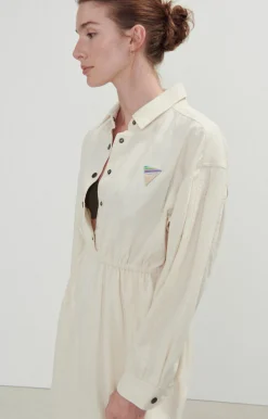 American Vintage Women'S Dress Tirabay Ecru Fashion