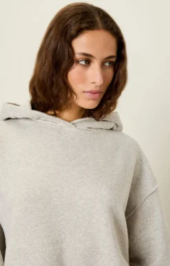 American Vintage Women'S Hoodie Ganow Light Grey Melange Best