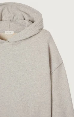 American Vintage Women'S Hoodie Ganow Light Grey Melange Best
