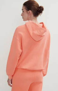 American Vintage Women'S Hoodie Izubird Fluorescent Orange Outlet