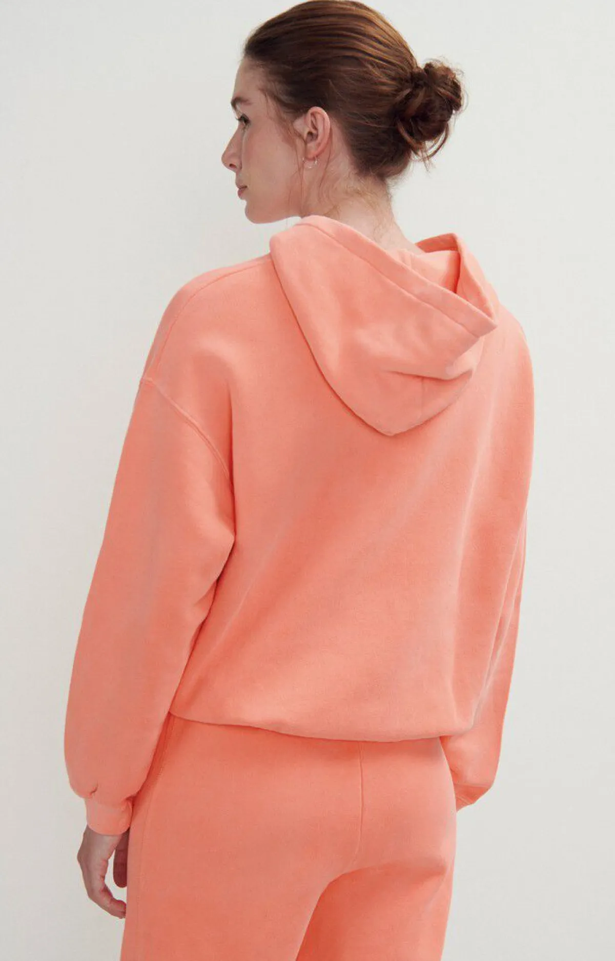 American Vintage Women'S Hoodie Izubird Fluorescent Orange Outlet