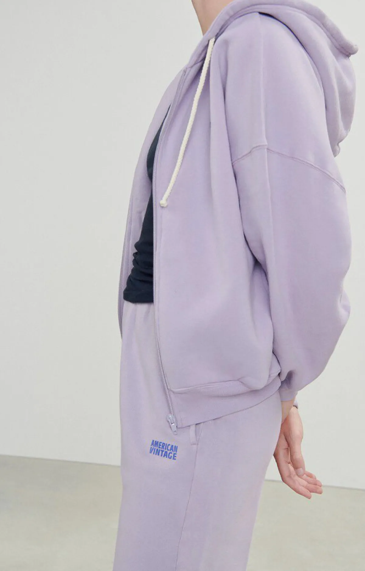 American Vintage Women'S Hoodie Izubird Vintage Wisteria Online