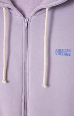 American Vintage Women'S Hoodie Izubird Vintage Wisteria Online