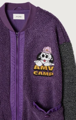 American Vintage Women'S Jacket Hoktown Eggplant Melange Best