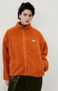 American Vintage Women'S Jacket Hoktown Flash Orange Discount