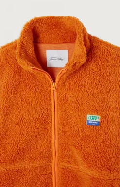American Vintage Women'S Jacket Hoktown Flash Orange Discount