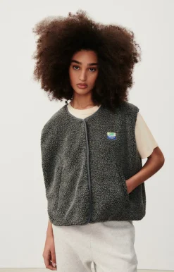 American Vintage Women'S Jacket Hoktown Charcoal Melange Cheap