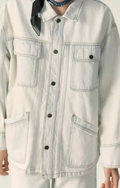 American Vintage Women'S Jacket Joybird Super Bleached Hot