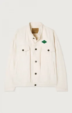American Vintage Women'S Jacket Spywood Ecru Flash Sale