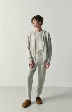 American Vintage Women'S Joggers Bozy Melange Cream Outlet