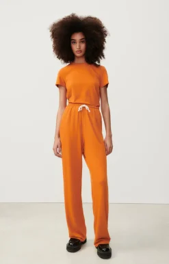 American Vintage Women'S Joggers Ypawood Melange Pumpkin Discount