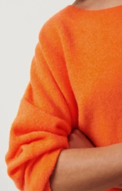 American Vintage Women'S Jumper Damsville Fluorescent Orange Online