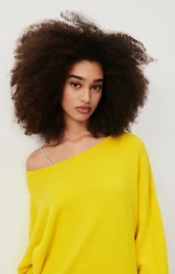 American Vintage Women'S Jumper Damsville Sunflower New