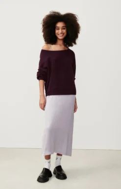American Vintage Women'S Jumper Damsville Melange Black Moussaka Best Sale