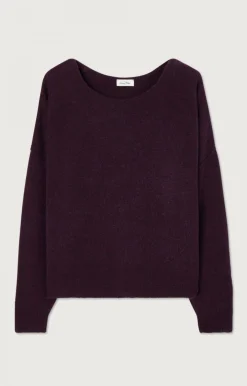 American Vintage Women'S Jumper Damsville Melange Black Moussaka Best Sale